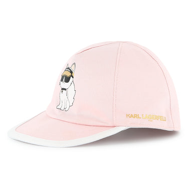Gorra KARL LAGERFELD para bebe niña rosa